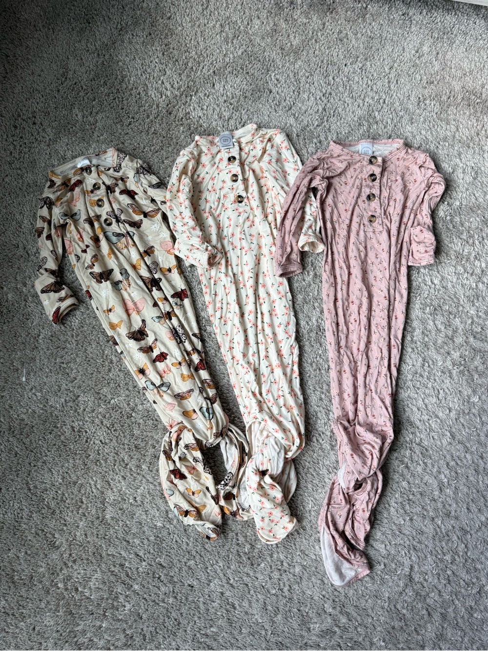 Lou Lou & Company Knotted Gowns set of 3